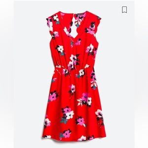 Stitch Fix - 41 Hawthorn - Midnight scallop detailed dress - Red - size XL